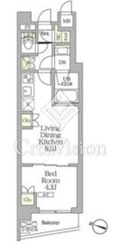AIFLAT明大前 203 間取り図