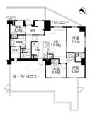 ブランズ中央林間 5階 間取り図
