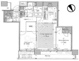 ザ・タワー横浜北仲 6階 間取り図