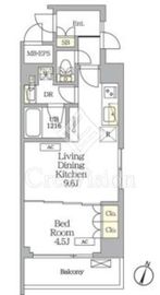 AIFLAT明大前 503 間取り図