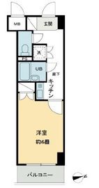 コート新橋 604 間取り図