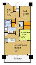 ザ・パークハウス上麻生 4階 間取り図