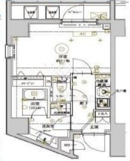 アルテシモエスク 6階 間取り図