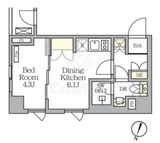 AIFLAT明大前 209 間取り図