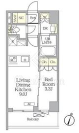 AIFLAT明大前 206 間取り図