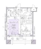 グラーサ白金高輪 8階 間取り図