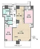 ザ・ヨコハマタワーズ タワーウエスト 19階 間取り図