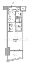 ザ・パークハビオ中野新橋 204 間取り図