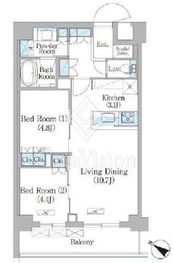 NIIYA平和台 320 間取り図