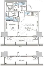 パークアクシス横濱大通り公園 503 間取り図