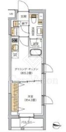 リビオメゾン湯島 212 間取り図