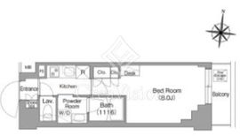 コンフォリア・リヴ大崎 302 間取り図