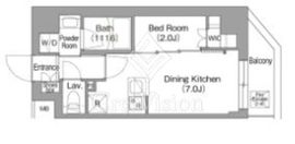 コンフォリア・リヴ大崎 307 間取り図