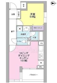 デュエット北千住マキア 109 間取り図