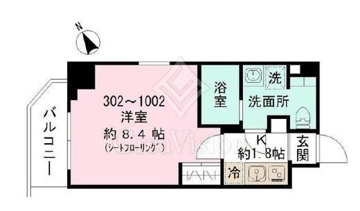 ルシェロ平井 702 間取り図