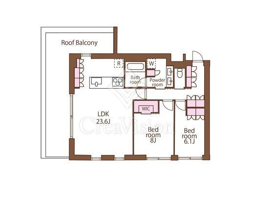 Embassy Suite 203 間取り図