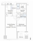 大井町ハイツ 901 間取り図