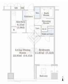 大井町ハイツ 903 間取り図