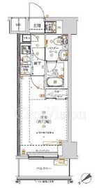スパシエ東神奈川 8階 間取り図