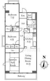 KDXレジデンス日吉 709 間取り図