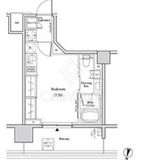 ザ・パークハビオ代々木 306 間取り図