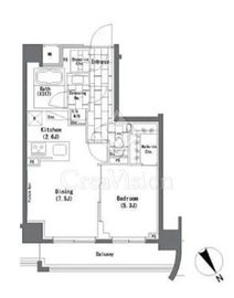 ザ・パークハビオ横浜山手 7階 間取り図