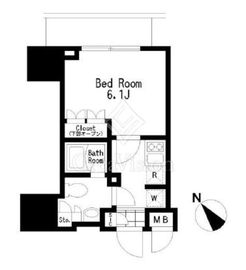 レジディア大森3 1004 間取り図