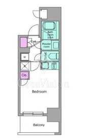 レジディア川崎 703 間取り図