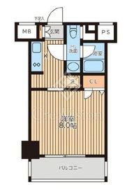 レジディア新横浜 602 間取り図