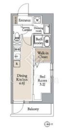 グランカーサ住吉Ⅱ 702 間取り図