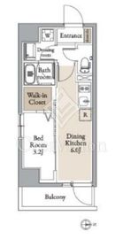 グランカーサ住吉Ⅱ 705 間取り図