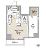 グランカーサ住吉Ⅱ 801 間取り図
