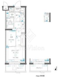 ZOOM蒲田EAST 5階 間取り図