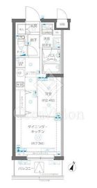 ZOOM蒲田EAST 5階 間取り図