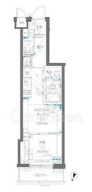 ZOOM蒲田EAST 4階 間取り図