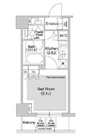 コンフォリア日本橋人形町イースト 803 間取り図