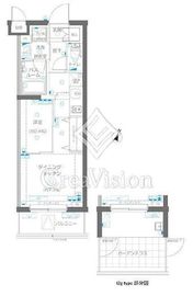 ZOOM蒲田EAST 1階 間取り図