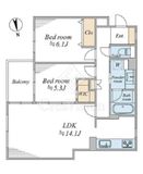 プリンスハイツ西早稲田 2階 間取り図