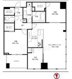白金ザ・スカイ 4階 間取り図