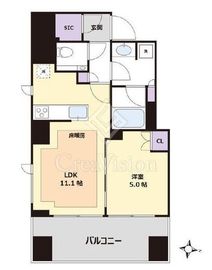 アトラス本郷三丁目 3階 間取り図