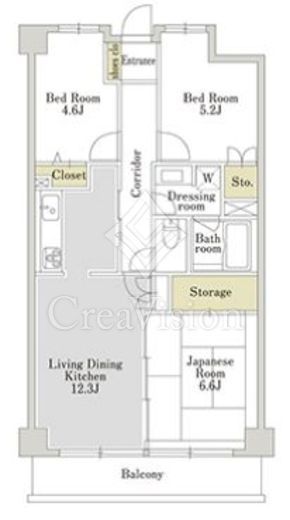 アーバンパーク三ツ池公園 S-305 間取り図
