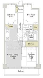 アーバンパーク三ツ池公園 S-305 間取り図