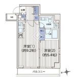 ライブコート大鳥居 307 間取り図