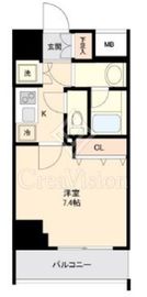 リテラス大島 1001 間取り図