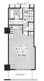 セントラルレジデンス新宿シティタワー 11階 間取り図