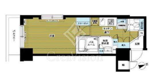 アヴァンティーク銀座東 12階 間取り図