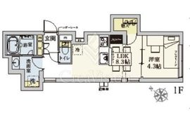 エストラルゴ代々木上原 101 間取り図