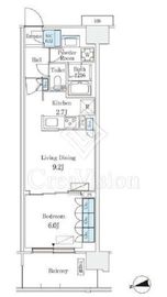 スカイグランデ津田沼 902 間取り図