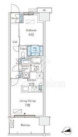 スカイグランデ津田沼 904 間取り図