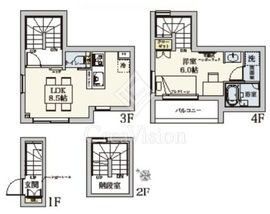 エストラルゴ代々木上原 301 間取り図